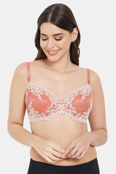 Wacoal Single Layered Wired 3/4Th Coverage Lace Bra - Faded Rose White Sand — image 5